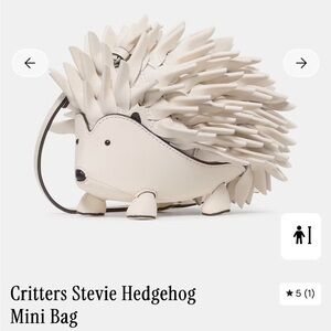 Kate Spade Hedgehog Shaped Cream Bag